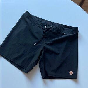 Roxy Black Swim Shorts Sz Large Women’s